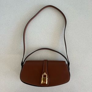Celine Clutch On Strap Tabou in Smooth Calfskin Tan